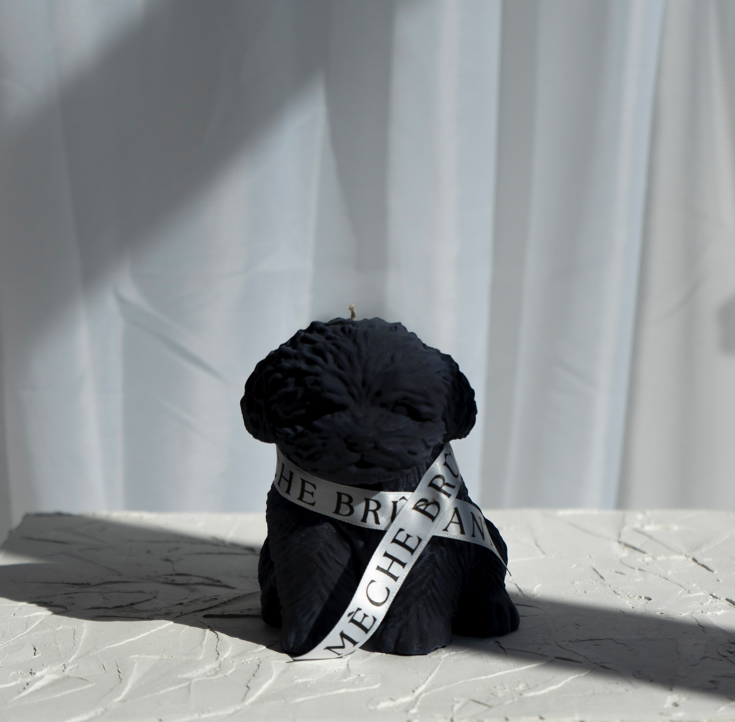 Puppy Candle Black